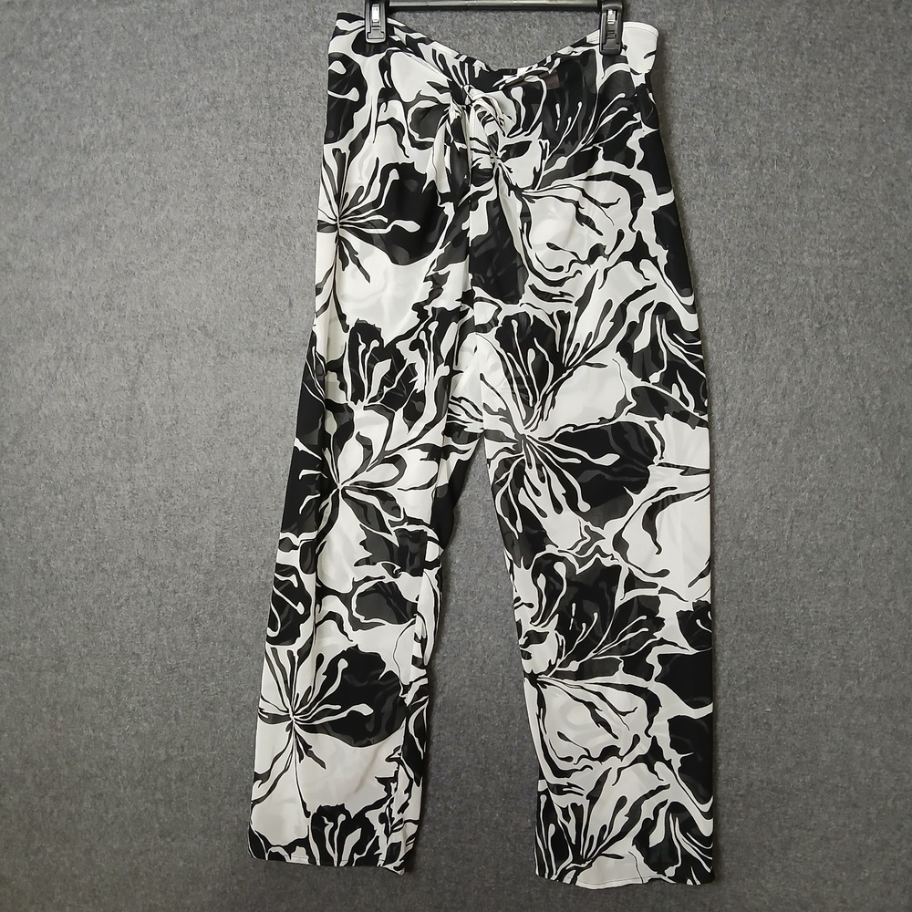 Victoria's Secret sz M swimsuit cover up pants beachy floral boho resortwear